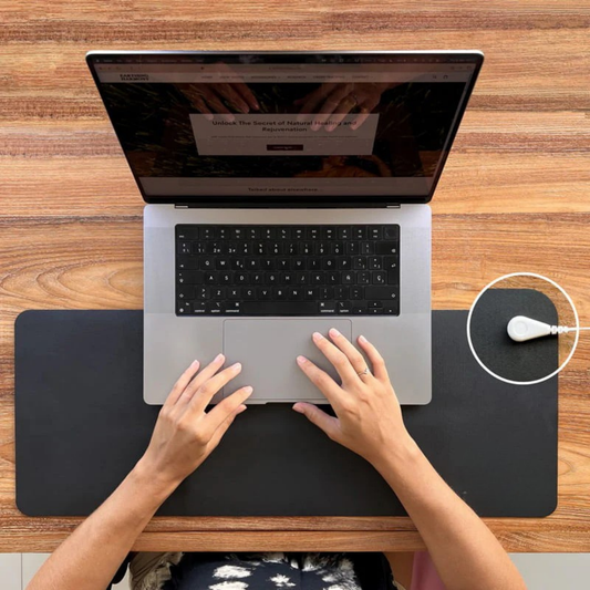 Ground & Glow™ Grounding Mat – Recharge While You Work or Rest